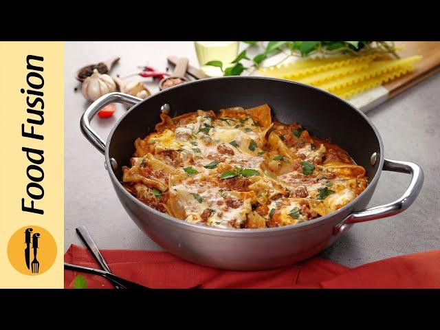 Lasagna in Pan Recipe by Food Fusion