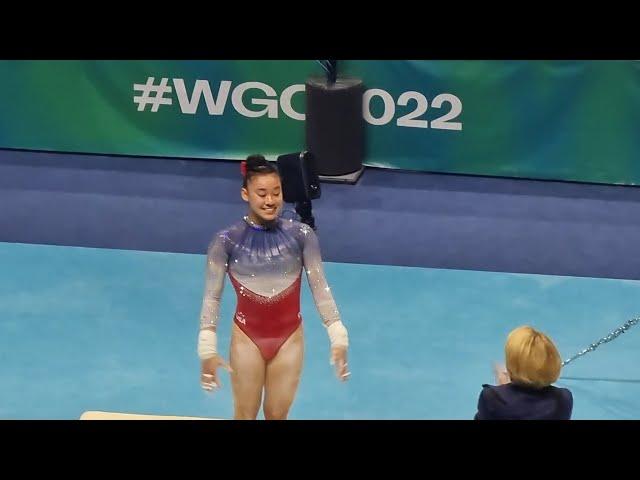 Leanne Wong - USA - Uneven Bars - Team Final - 2022 World Championships