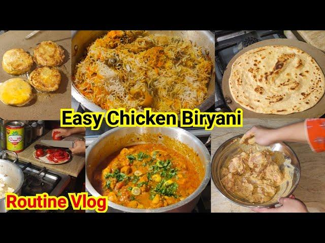 Regular Routine Vlog|Easy Chicken Biryani Recipe| Dinner Recipes| Sonia Daily Vlogs