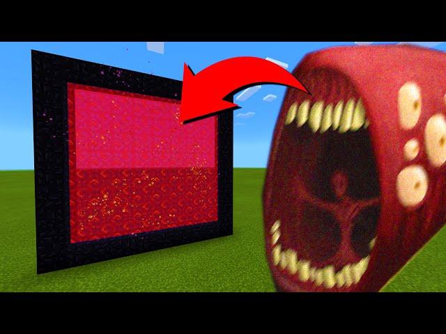 How To Make A Portal To The Train Eater Dimension in Minecraft!