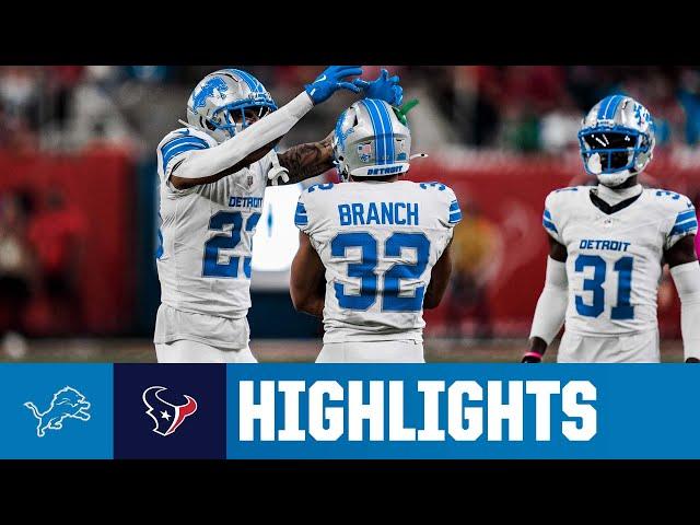 Jake Bates' WALKOFF winner completes epic comeback win | Lions at Texans Week 10 NFL Highlights