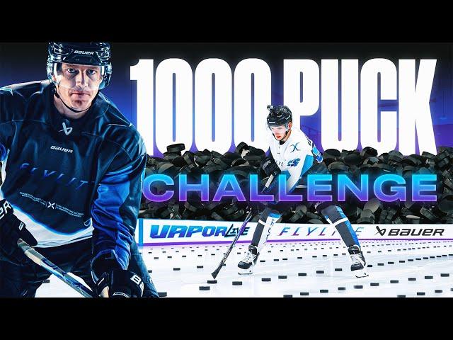 1,000 PUCK CHALLENGE WITH PATRICK KANE AND LANE HUTSON