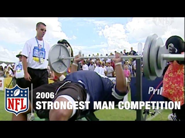 Strongest Man Competition (2006) | NFL Pro Bowl Skills Challenge