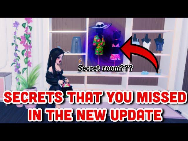 *SECRETS* That You *MISSED* In The New Dress to impress Halloween Update 