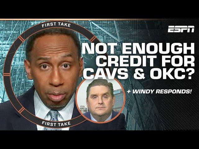 CAVS & OKC DISRESPECT⁉ Stephen A. calls out Windy for disregarding top-seeded Cavaliers | First Take