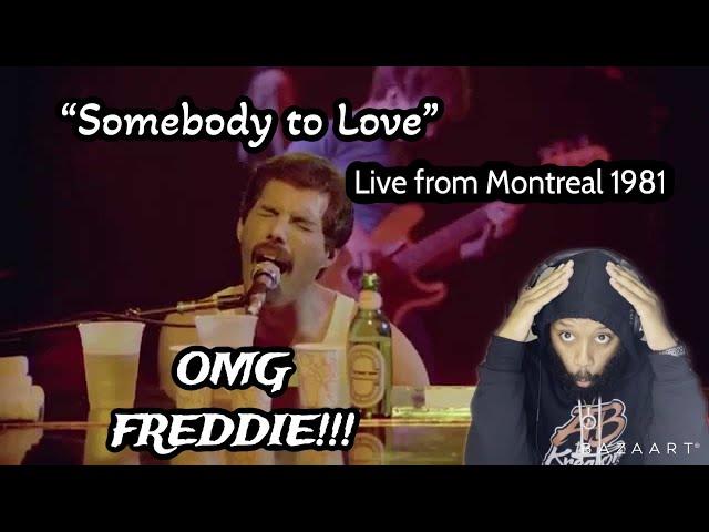 QUEEN - "SOMEBODY TO LOVE" LIVE AT MONTREAL 1981 | I WAS BORN LATE! LOL