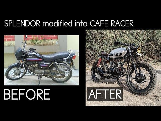 SPLENDOR modified into CAFE RACER