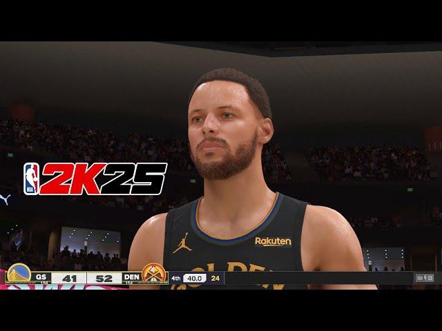 NBA 2K25 (PC) Full Gameplay Warriors vs Nuggets Ultra 4K (nba 2k25 gameplay) NBA 2K25 Gameplay PC