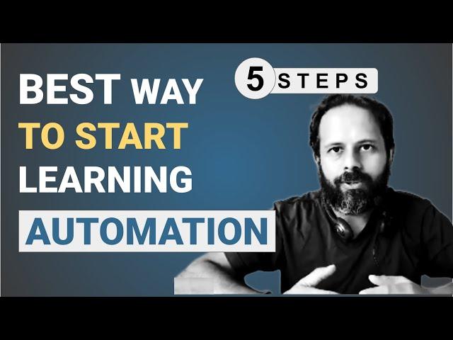 #AskRaghav | Every Beginner should know this 5 Step process before starting Automation Testing