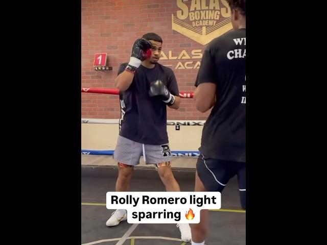 Rolly Romero LIGHT SPARRING‼️