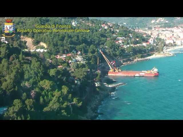 Treno Deragliato in Liguria a Andora - Video Elicottero Rimozione