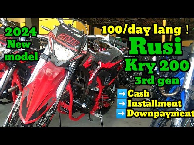 Pinakabagong Rusi kry 200 version 2024！Specs,features and Price！