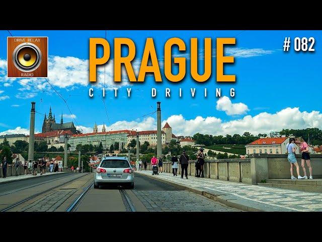 Prague Driving 4K - Exploring western part  Czech Republic HDR 60fps