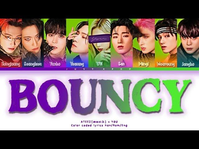 [9 members karaoke] BOUNCY (K-HOT CHILLI PEPPERS) | ATEEZ {에이티즈} 9th member ver.