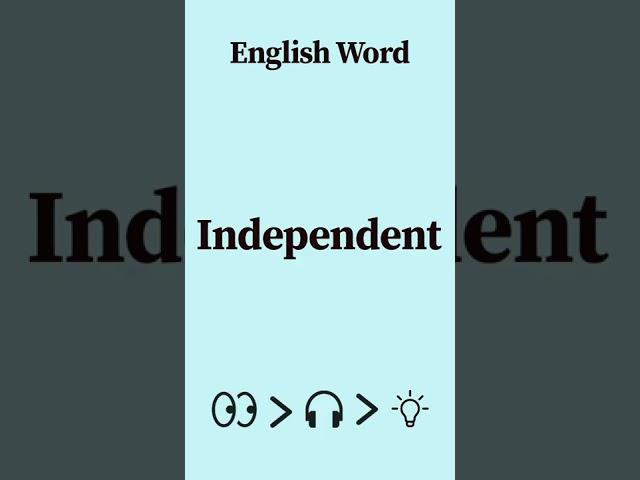  To become a fluent English speaker, you should know this word’s accent and pronunciation