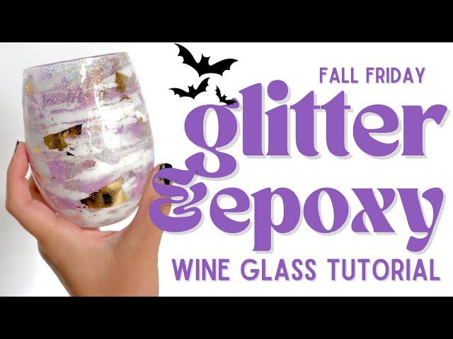 FALL FRIDAY : CUTE SPOOKY EPOXY STEMLESS WINE GLASS TUTORIAL