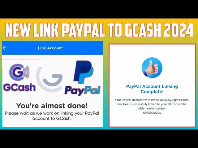 How To Link Paypal to Gcash /You're almost Done ! Please wait as we work linking your paypal - Gcash