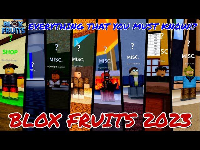 (Blox Fruits) Everything that you must know in BLOX FRUITS 2023!!!