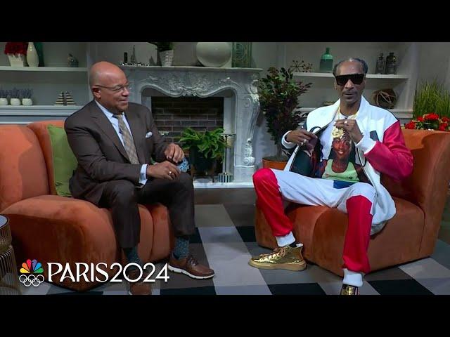 Snoop Dogg bringing gold medal energy to Team USA at the 2024 Paris Olympics | NBC Sports