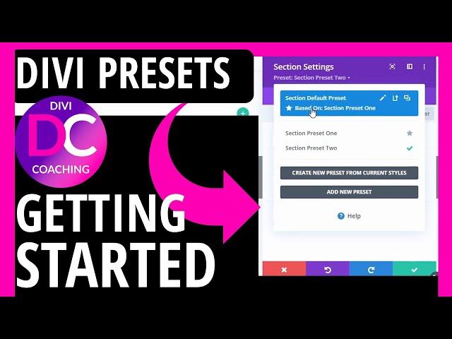 Divi Presets. How To Use Them!!