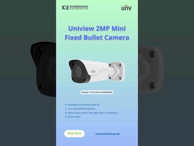 Uniview 2MP Mini Bullet IP #camera
