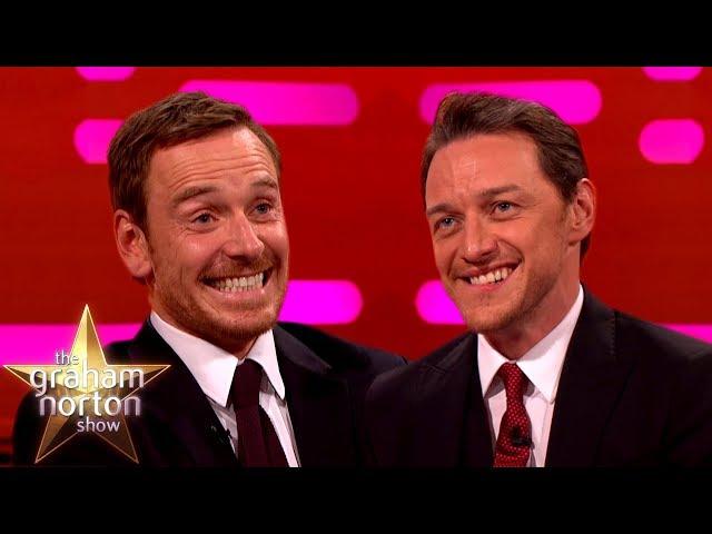 Michael Fassbender & James McAvoy Love Smacking Each Other | The Graham Norton Show