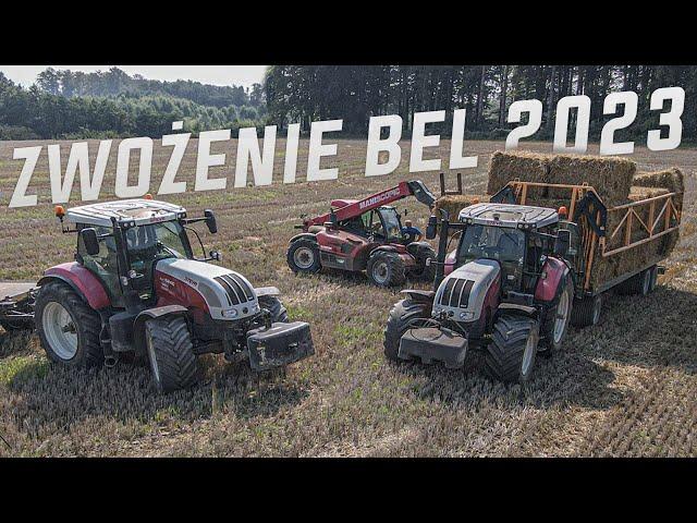 Zwożenie bel 2023Manitou w akcji?!Jedyne zestawy w pomorskimGPOIW POLFARM