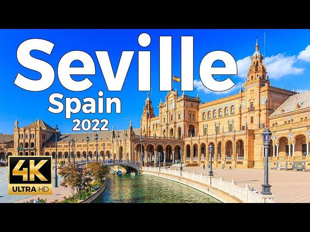 Seville 2022, Spain Walking Tour (4k Ultra HD 60 fps) - With Captions