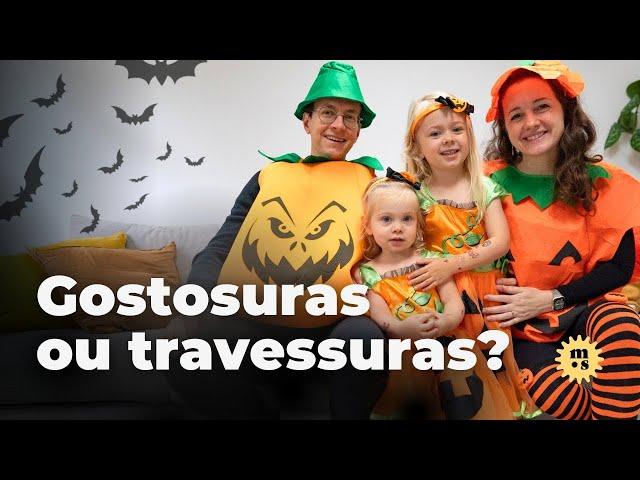 Saímos para pegar doces e decoramos abóboras | Halloween