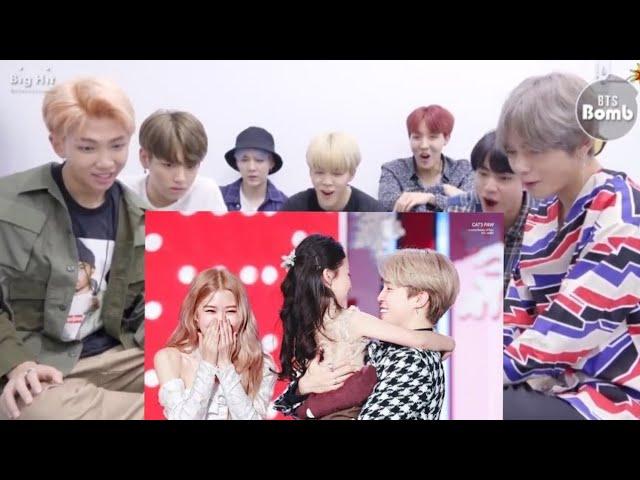 BTS reaction to Jirosè Video Fan made [Rosè&Jimin]