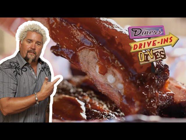 Guy Fieri Comes Back for “Righteous” BBQ in California | Diners, Drive-Ins and Dives | Food Network