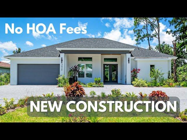 Modern New Construction Home with NO HOA FEES in Port St Lucie FL & The Acreage