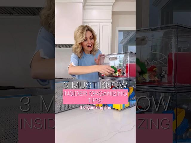 3 must know insider organizing tips if you struggle with the “how to” of organizing! Practical steps