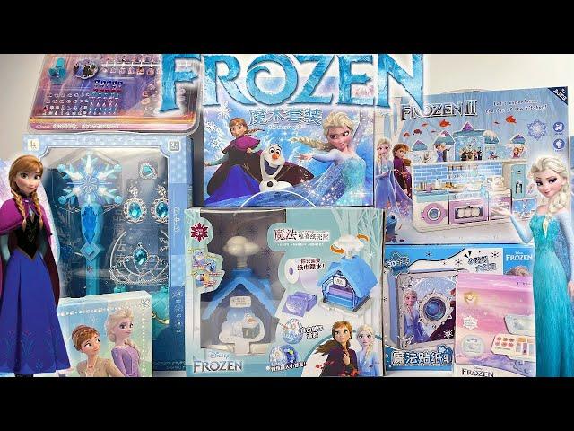 45 minutes Disney Frozen Toy Collection Unboxing | Pop Adventures | ELSA TOYS ASMR Unboxing