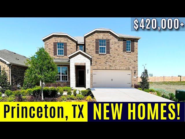 New Homes DFW - Princeton, TX - 4 Beds Home - Office, Game room - 2700 Sqft - Mid $400s