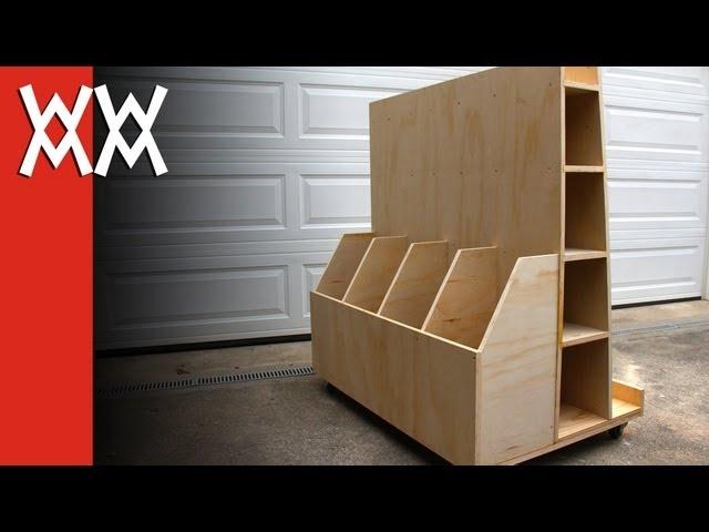 Build a lumber storage cart for your workshop