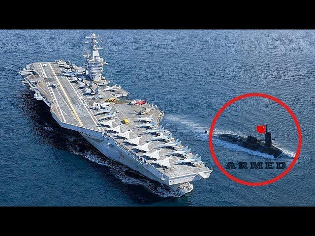 Chinese Submarine Approaches America’s Most powerful Carrier, what Happened next ?