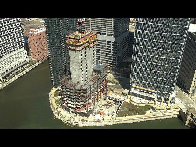 Salesforce Tower Chicago - Construction Time Lapse (August 2021)