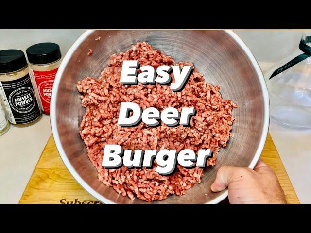 How to Grind Whitetail Deer Venison Burger | KitchenAid Stand Mixer Meat Grinder Attachment