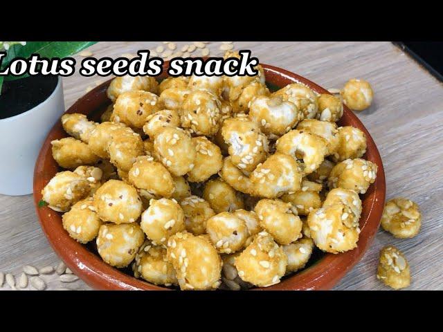 Low Carb Lotus Seeds Snack | Caramalised Makhana Recipe | Taste Assured