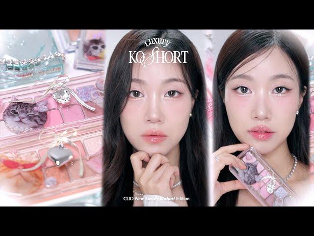 So cute!!! Clio Luxury Koshort Edition Review (Shopping Cheese, Crystal Paw Makeup) | Minsco