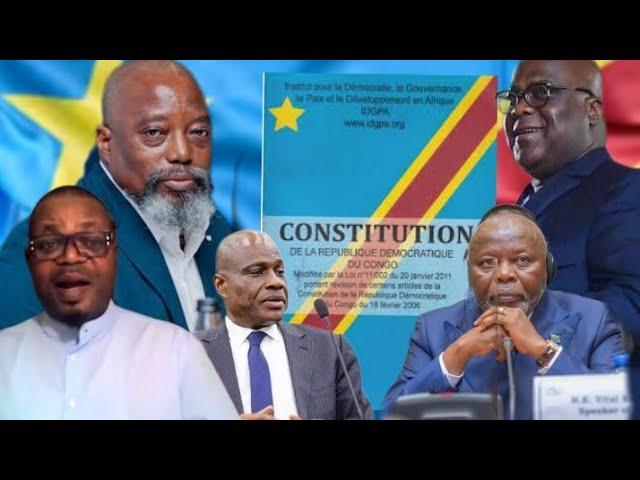 23/11/24 KABILA DIT QUE LA CONSTITUTION LUI APPARTIENT, L' OBLIGATION SUR LE CHGT DE LA CONSTITUTION