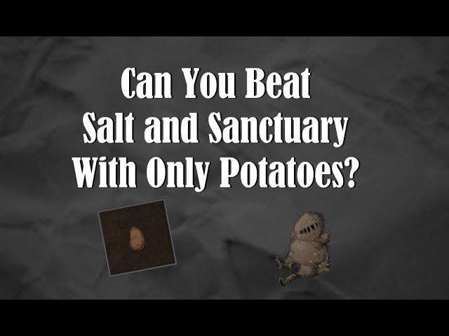 Can You Beat Salt and Sanctuary With Only Potatoes? | Salt and Sanctuary Challenge Run