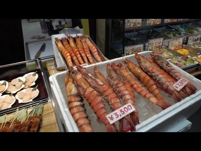 ตลาดสด คานาซาว่า ญี่ปุ่น Ōmichō Market 近江町市場 Kanazawa Part 1