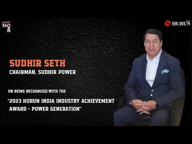 Sudhir Seth at the 360 ONE Wealth Hurun India Most Respected Entrepreneurs Awards 2023