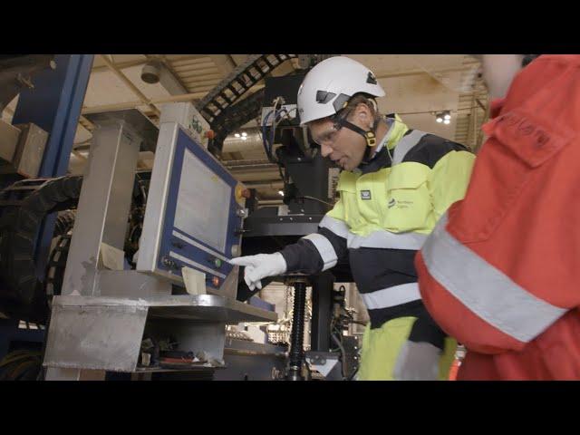 The future is now - steel cut for Northern Lights project at Stord