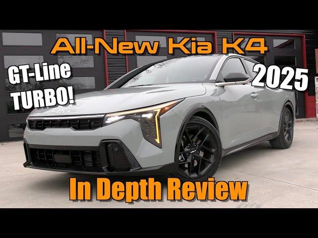 2025 Kia K4 GT-Line Turbo: Start Up, Test Drive & In Depth Review