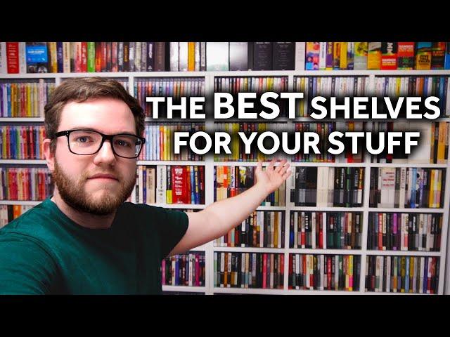 The BEST shelves for media - Blu-rays, DVDs, Video Games, Funko Pops, etc.