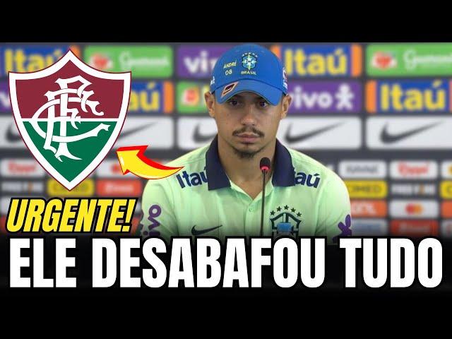 ABRIU O JOGO! ANDRÉ DISSE TUDO SOBRE O MÁRIO E DOS BASTIDORES DA SUA SAÍDA! NOTÍCIAS DO FLUMINENSE