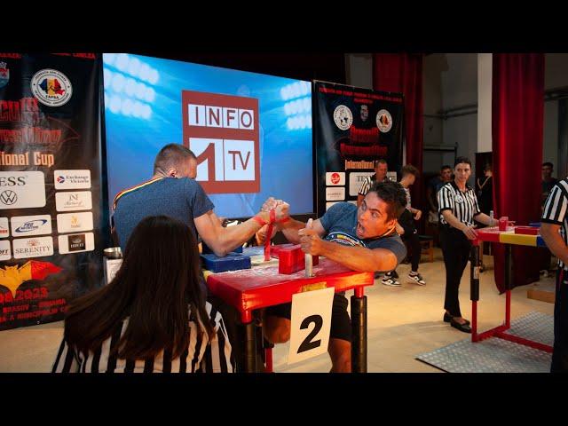 SENIOR MEN 70KG RIGHT ARM | DRACULA ARMWRESTLING INTERNATIONAL CUP | IVAYLO KOLEV AND ILIYAN VALKOV